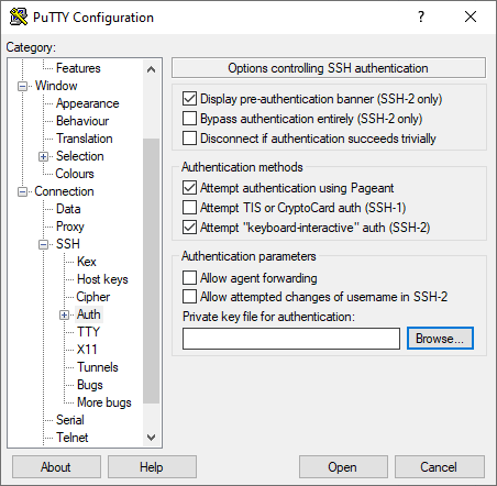 Putty private key
